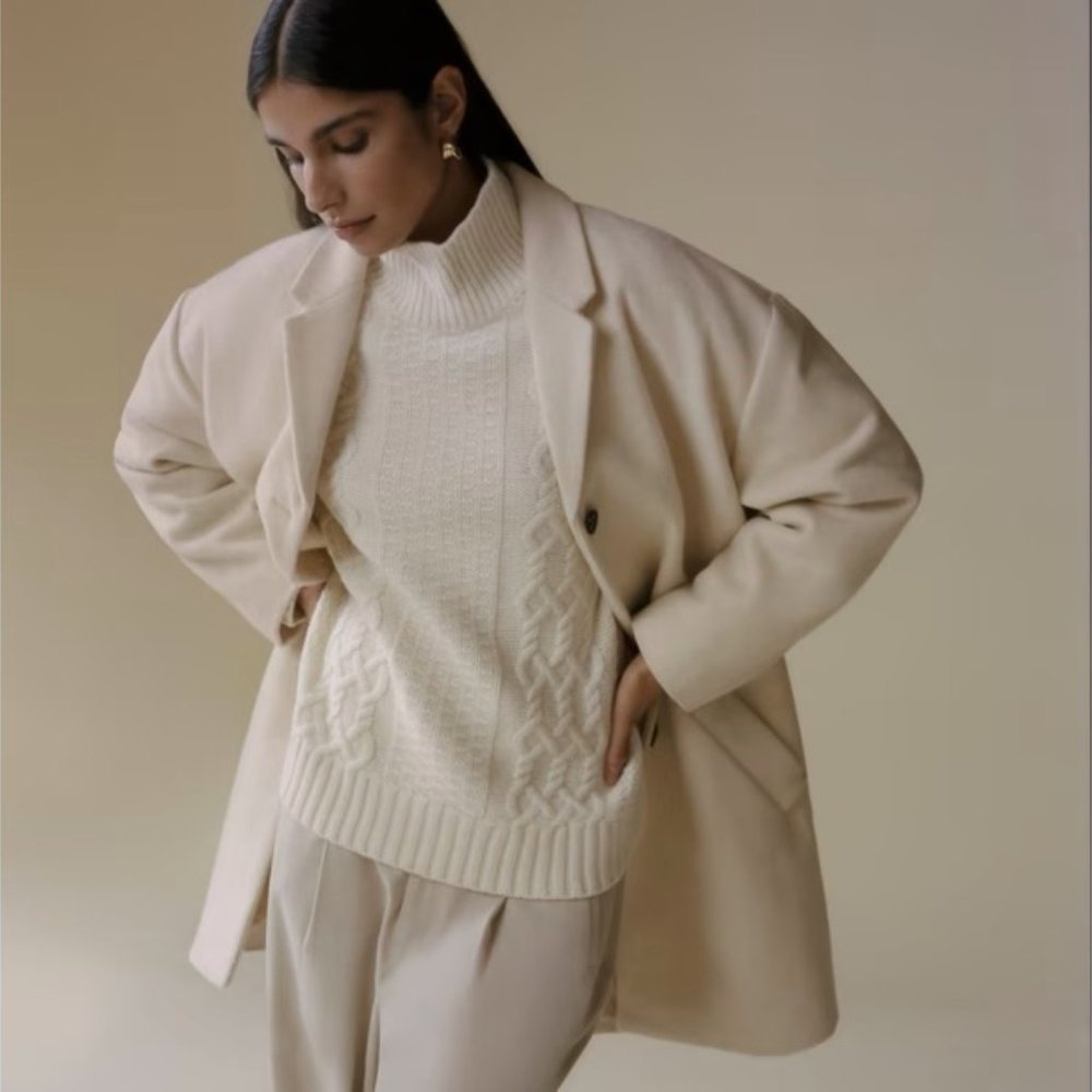 NWT Everlane ReWool Cocoon Coat